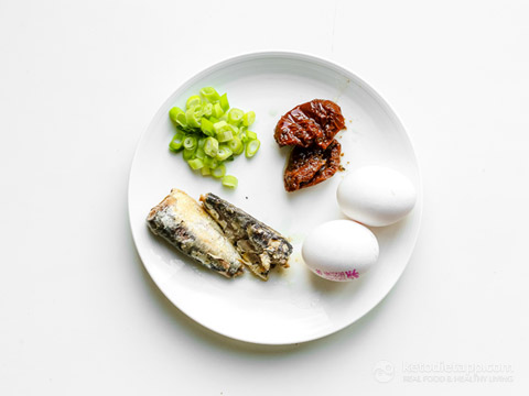 Air Fryer Sardine Egg Cups (low-carb, keto, dairy-free) Air Fryer Sardine Egg Cups
