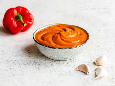 Ajvar Dip (Roasted Red Pepper Sauce) Ajvar Dip (Roasted Red Pepper Sauce)