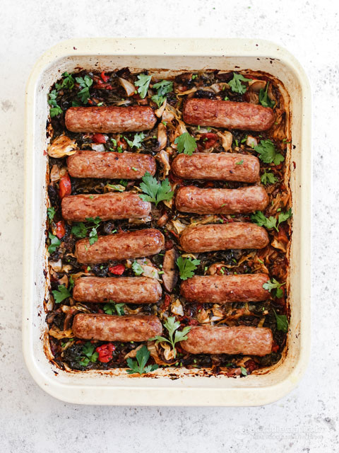 All Day Sausage Casserole (low-carb, keto, paleo) All Day Sausage Casserole