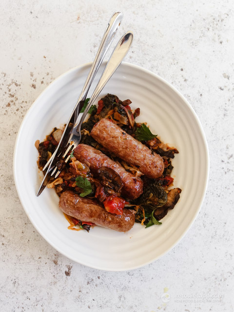 All Day Sausage Casserole (low-carb, keto, paleo) All Day Sausage Casserole