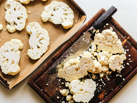 The Perfect Cauliflower Steaks (Plus 15 Flavor Variations) The Perfect Cauliflower Steak (Plus 15 Flavor Variations)