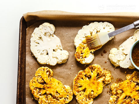 The Perfect Cauliflower Steaks (Plus 15 Flavor Variations) The Perfect Cauliflower Steak (Plus 15 Flavor Variations)
