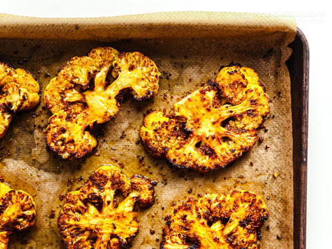 The Perfect Cauliflower Steaks (Plus 15 Flavor Variations) The Perfect Cauliflower Steak (Plus 15 Flavor Variations)