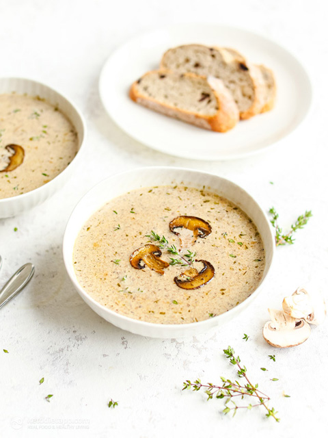 The Best Cream of Mushroom Soup (keto, low-carb) The Best Cream of Mushroom Soup