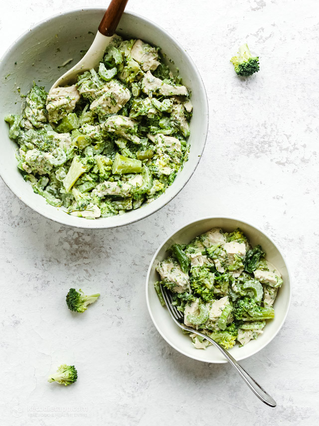 Creamy Chicken Blue Cheese Salad