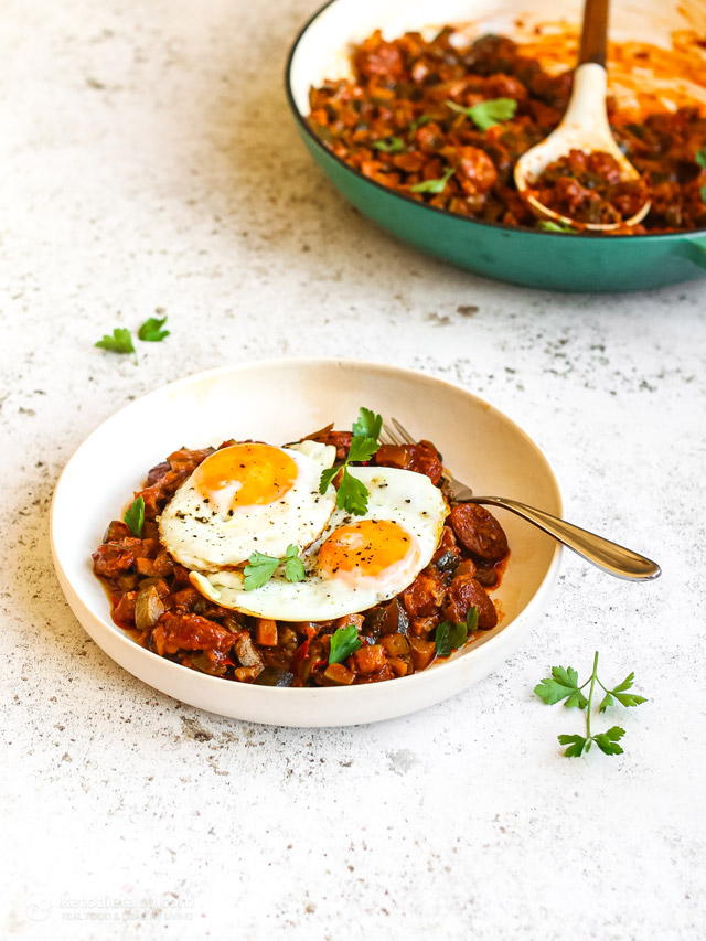 Deviled Zucchini & Egg Hash