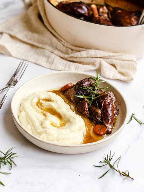 Low-Carb Braised Lamb Shanks (keto, paleo, Whole 30) Low-Carb Braised Lamb Shanks
