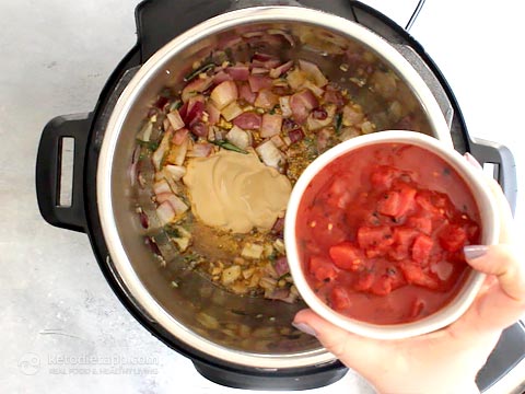 Keto Instant Pot Red Wine Pork Stew (low-carb, paleo, grain-free) Keto Instant Pot Red Wine Pork Stew