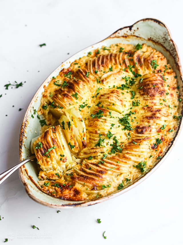 The Best Low-Carb Scalloped "Potatoes"