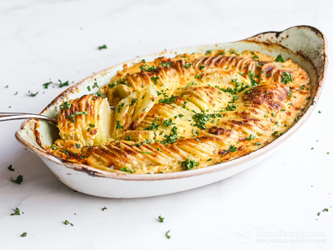 The Best Low-Carb Scalloped Potatoes (keto, gluten-free) The Best Low-Carb Scalloped "Potatoes"
