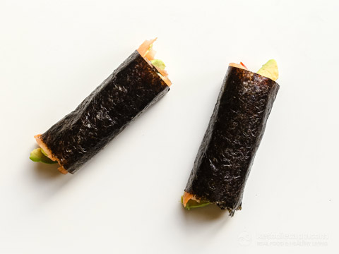 Keto Smoked Salmon & Avocado Sushi Rolls (low-carb, grain-free, paleo) Keto Smoked Salmon & Avocado Sushi Rolls