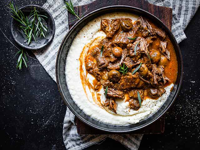 Low-Carb Braised Beef With Rum & Fennel