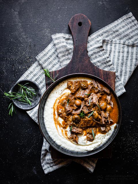 Low-Carb Braised Beef With Rum & Fennel