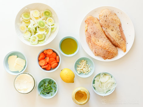 Low-Carb Breton Chicken (keto, primal, gluten-free) Low-Carb Breton Chicken