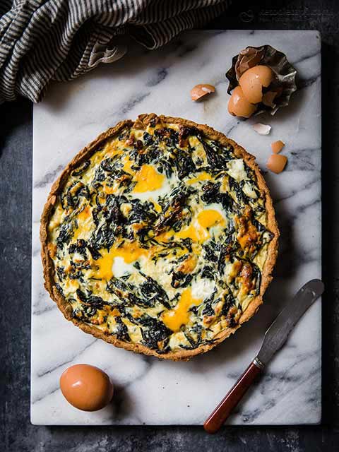 Low-Carb Savory Easter Torta Pasqualina Pie (low-carb, paleo, grain-free) Low-Carb Savory Easter Torta Pasqualina