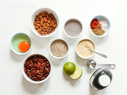 Low-Carb Savory Chile & Lime Granola Bars