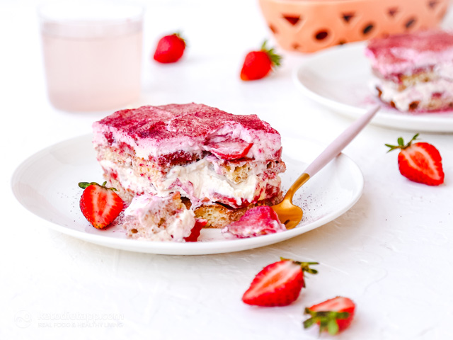 The Best Low-Carb Strawberry Tiramisu