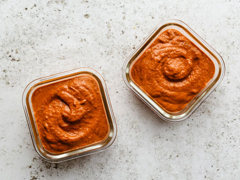 Muhammara - How to Make Roasted Red Pepper Dip (low-carb, keto, vegan) Muhammara - How to Make Roasted Red Pepper Dip