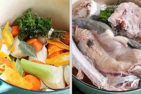 Oxtail & Tongue Stew with Rich Red Wine Sauce (low-carb, keto, paleo) Oxtail & Tongue Stew with Rich Red Wine Sauce