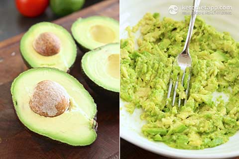 Quick & Easy Guacamole (low-carb, keto, paleo, vegan, vegetarian) Quick & Easy Chunky Guacamole