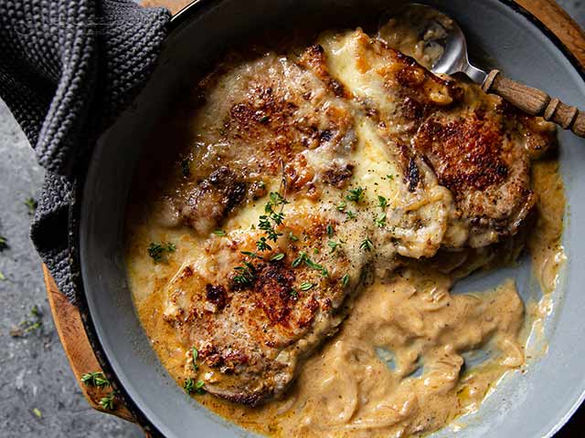 Creamy Mushroom Pork Chops