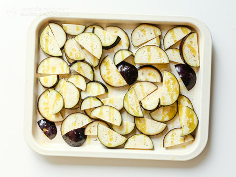 Tahini Chicken Eggplant Tray Bake (keto, low-carb, grain-free) Tahini Chicken Eggplant Tray Bake