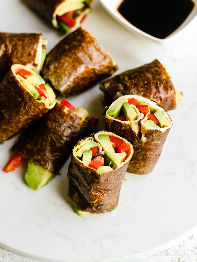 Quick Veggie Nori Wraps
